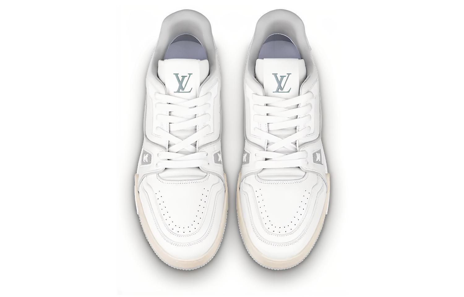 Lookbook Louis Vuitton LV Trainers 'Putih Kelabu' 1A8WAV
