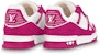 Louis Vuitton LV Trainers 'Putih Merah Jambu Panas' 1ABOEY