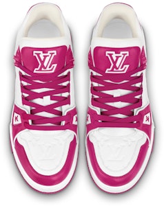 Louis Vuitton LV Trainers 'Putih Merah Jambu Panas' 1ABOEY Lookbook Louis Vuitton LV Trainers 'Putih Merah Jambu Panas' 1ABOEY