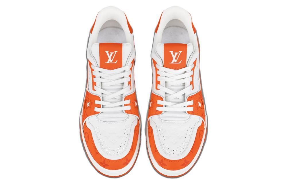 LV LV Trainers 'White Minimonogram Orange' 圖 3