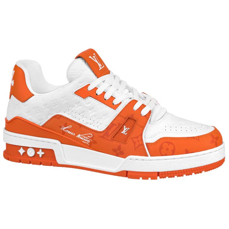 Order Louis Vuitton Sepatu LV 'Putih Oranye' 1ABOIS