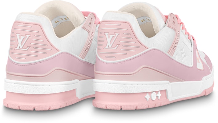 루이비통 LV 트레이너 '화이트 핑크' 1ABOEE Lookbook 루이비통 LV 트레이너 '화이트 핑크' 1ABOEE