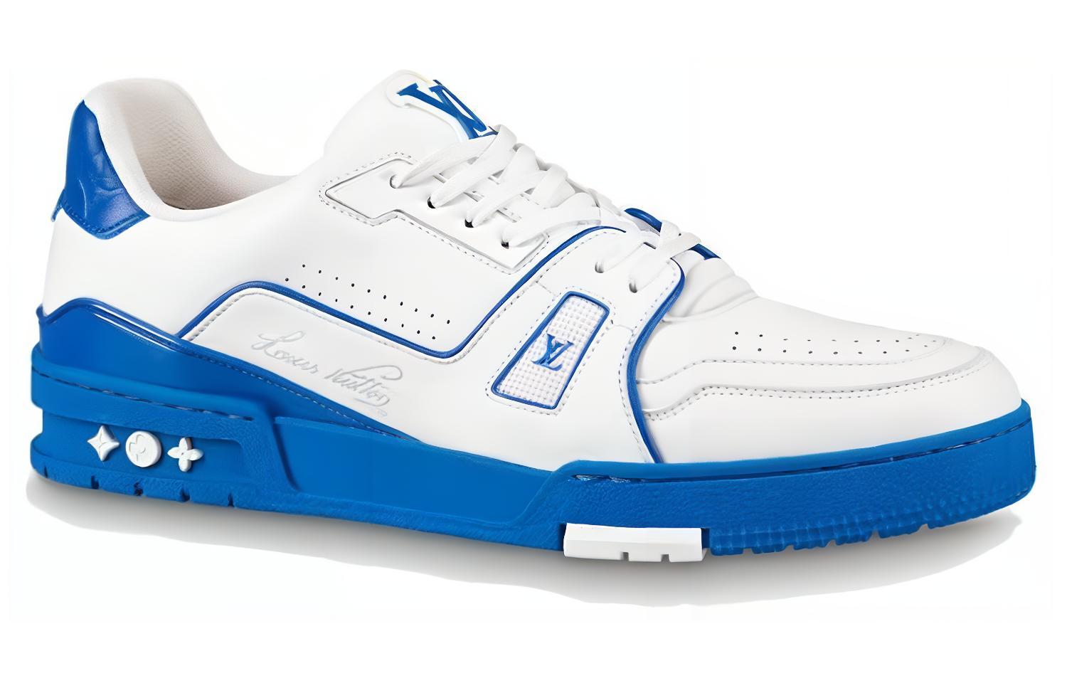 Order 루이비통 LV 트레이너 '화이트 블루' 1AAGZ6