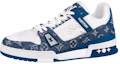Buy Louis Vuitton LV Trainers 'Putih dengan Monogram Denim' 1A9JGO