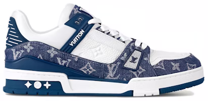 Louis Vuitton LV Trainers 'Blanco con Monograma de Denim' 1A9JGO Order Louis Vuitton LV Trainers 'Blanco con Monograma de Denim' 1A9JGO