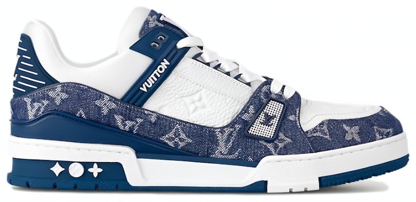 Louis Vuitton LV Trainer 'Putih dengan Monogram Denim' 1A9JGO Order Louis Vuitton LV Trainer 'Putih dengan Monogram Denim' 1A9JGO