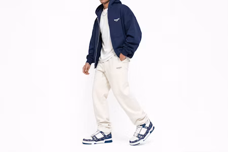 Order Louis Vuitton 路易威登 Trainer 低筒休閒板鞋 男女同款 藍白#送禮推薦