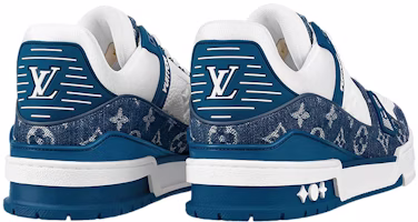 Louis Vuitton LV Trainers 'Blanco con Monograma de Denim' 1A9JGO Shop Louis Vuitton LV Trainers 'Blanco con Monograma de Denim' 1A9JGO