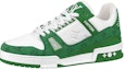 Buy Louis Vuitton LV Trainers 'Putih Hijau Monogram' 1A9JI1