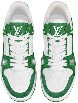 Louis Vuitton 路易威登 Trainer 低筒休閒板鞋 綠白#送禮推薦 Lookbook Louis Vuitton 路易威登 Trainer 低筒休閒板鞋 綠白#送禮推薦