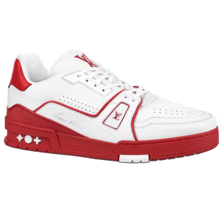 Order LOUIS VUITTON 訓練師系列 休閒板鞋 男款 白紅