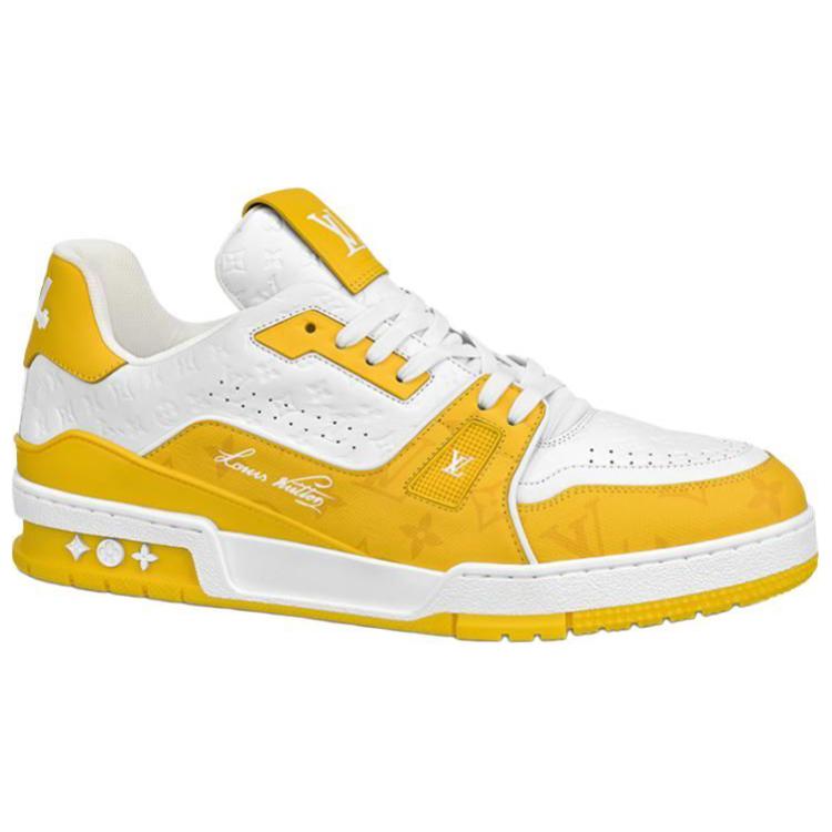 Order Louis Vuitton Sepatu LV 'Putih Kuning' 1ABOIC