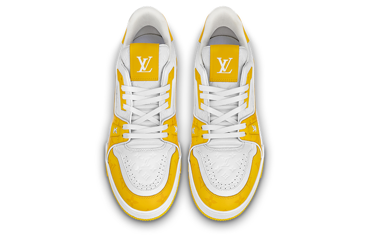 Lookbook Louis Vuitton Sepatu LV 'Putih Kuning' 1ABOIC