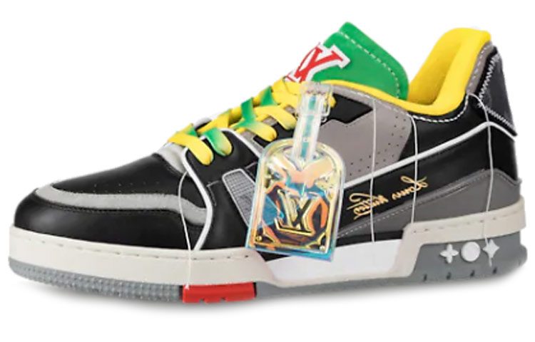 Louis Vuitton LV Trainers 'Yellow Multi-color' 1A8QA5