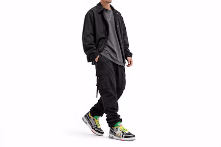 Order 路易威登 Trainer 运动鞋 黑灰绿