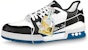 Louis Vuitton LV Trainers Biru Putih Hitam 1A8Q7L