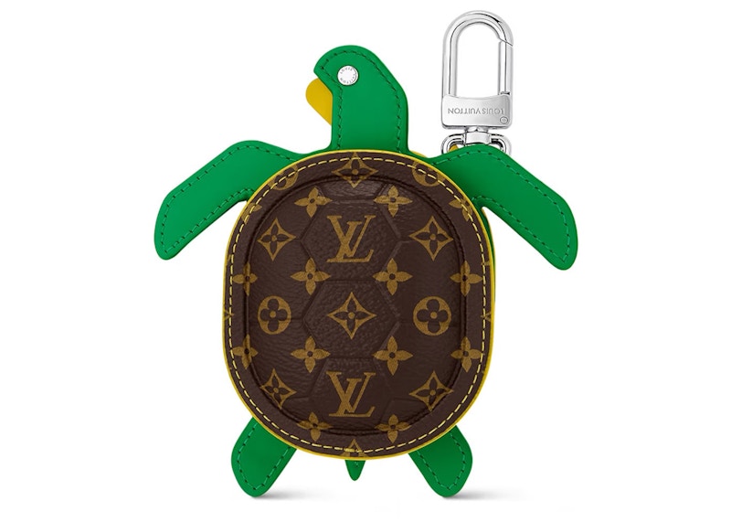 Louis Vuitton LV Turtle Pouch Bag Charm Brown