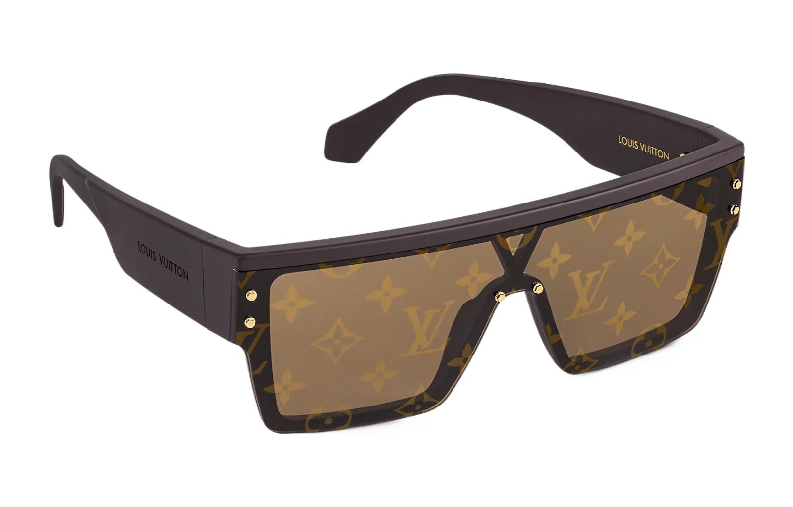 Louis Vuitton LV Waimea L Brown Square  Sunglasses Z1671E 圖 4
