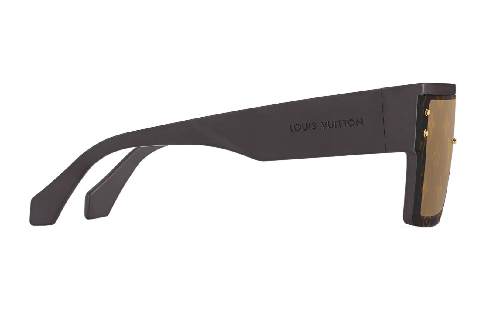 Louis Vuitton LV Waimea L Brown Square  Sunglasses Z1671E 圖 5