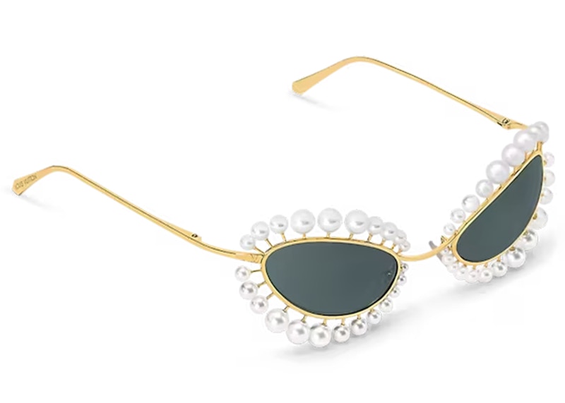 Louis Vuitton LV Wire Pearls Sunglasses Gold/Black Lenses (Z2393U) 圖 2