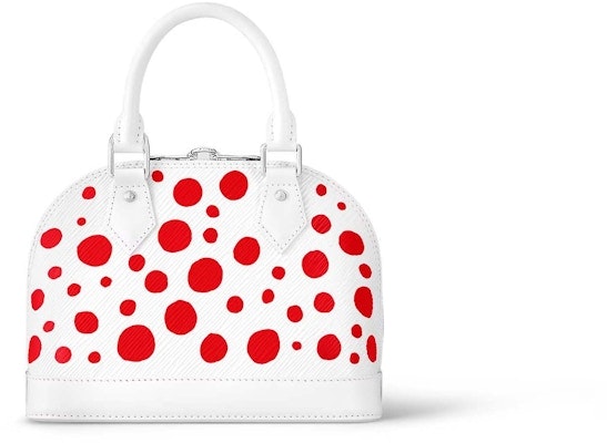Louis Vuitton LV x YK Alma BB White/Red Order Louis Vuitton LV x YK Alma BB White/Red