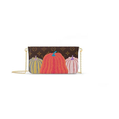 Louis Vuitton LV x YK Felicie Pochette Pumpkin Print