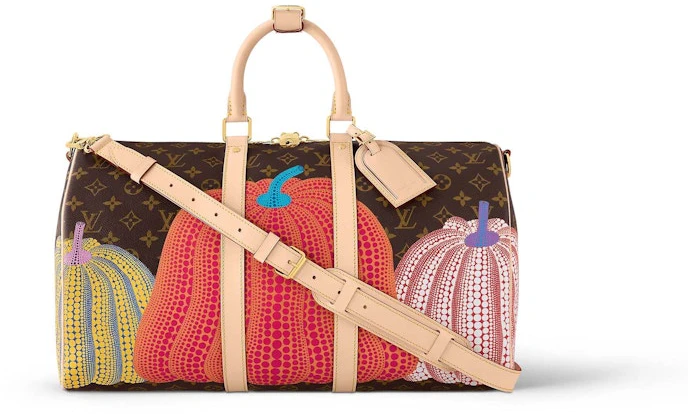 louis-vuitton-lv-x-yk-keepall-45-pumpkin-print