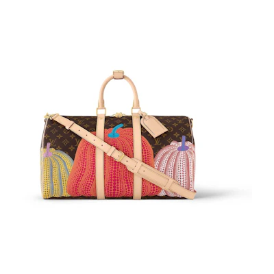 Louis Vuitton LV x YK Keepall 45 Pumpkin Print