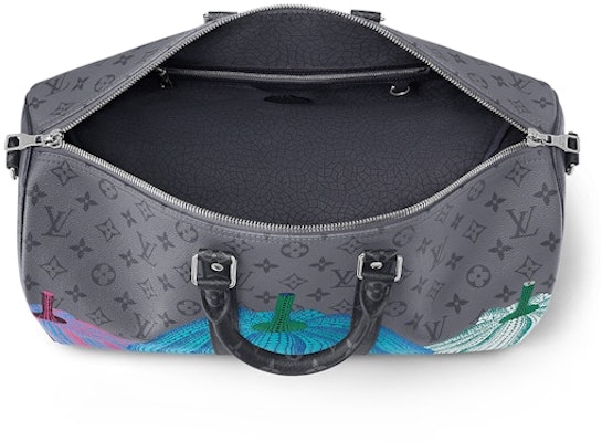 Louis Vuitton LV x YK Keepall Bag 45 Pumpkin Print Lookbook Louis Vuitton LV x YK Keepall Bag 45 Pumpkin Print