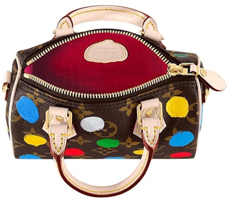 Louis Vuitton LV x YK Nano Speedy Handpainted Dots Monogram Multicolor Lookbook Louis Vuitton LV x YK Nano Speedy Handpainted Dots Monogram Multicolor