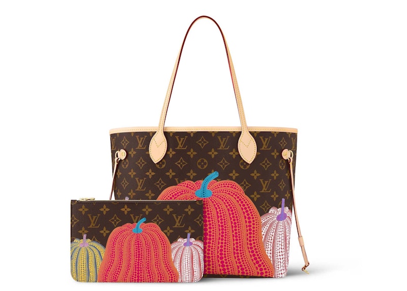 Louis Vuitton LV x YK Neverfull MM Pumpkin Print