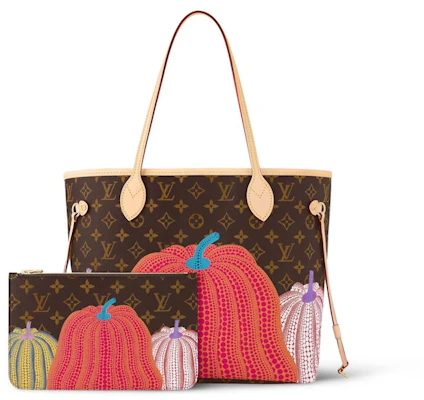 Louis Vuitton LV x YK Neverfull MM Pumpkin Print Buy Louis Vuitton LV x YK Neverfull MM Pumpkin Print