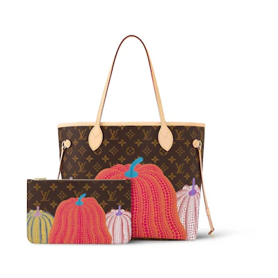 Louis Vuitton LV x YK Neverfull MM Pumpkin Print