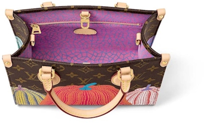 Louis Vuitton LV x YK Onthego PM Pumpkin Print Lookbook Louis Vuitton LV x YK Onthego PM Pumpkin Print