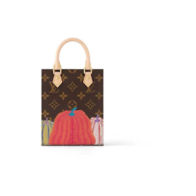 Louis Vuitton LV x YK Petit Sac Plat Pumpkin Print