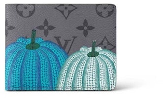 Louis Vuitton LV x YK Slender Wallet Pumpkin Print Louis Vuitton LV x YK Slender Wallet Pumpkin Print