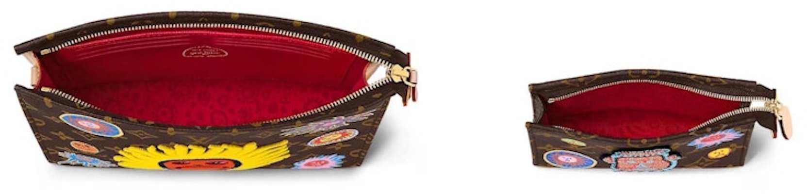 Louis Vuitton LV x YK Toiletry Pouch On Chain Face Print and Embroidery Lookbook Louis Vuitton LV x YK Toiletry Pouch On Chain Face Print and Embroidery