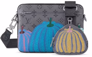 Louis Vuitton LV x YK Trio Messenger Pumpkin Print Louis Vuitton LV x YK Trio Messenger Pumpkin Print