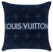 Louis Vuitton LVacation Beach Pillow Navy Louis Vuitton LVacation Beach Pillow Navy