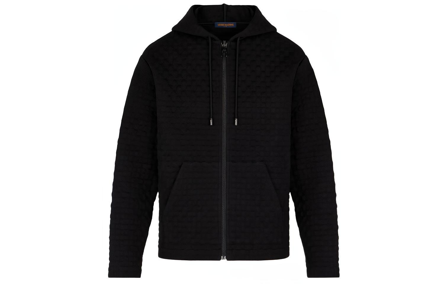 Louis Vuitton LVSE Damier Full-Zip Hoodie Jacket Black Men’s 1A8HCD