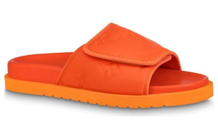 Order Louis Vuitton Magic Tape ''Orange Fashion Slider'' Sandales de Mode Orange 1AA7SA