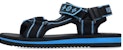 Sandal Fesyen Louis Vuitton Magic Tape 'Hitam Biru' 1AA4GB