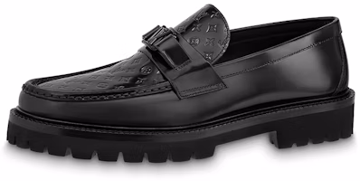 Louis Vuitton Major Loafer Shoes 'Black' 1ABFFP Louis Vuitton Major Loafer Shoes 'Black' 1ABFFP