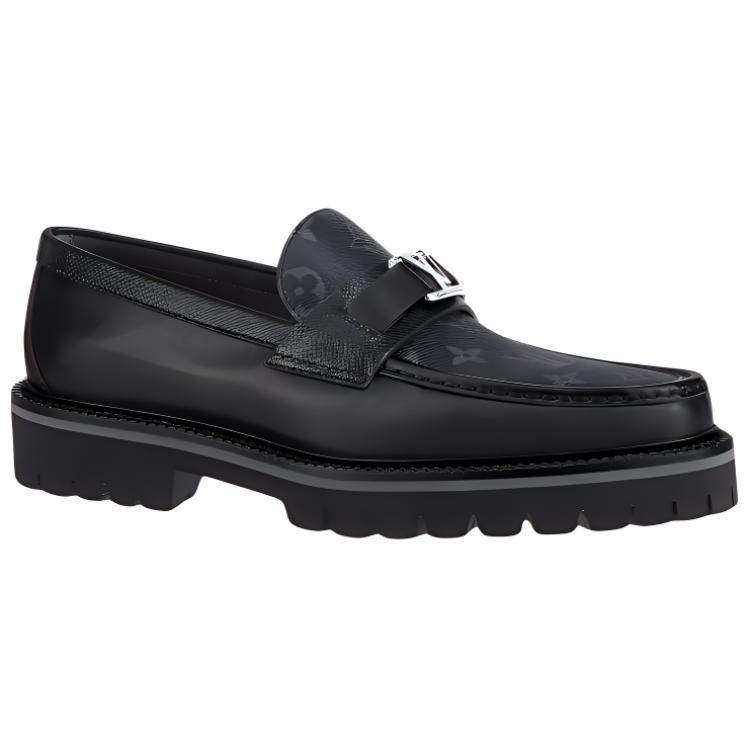 Order ルイ・ヴィトン モノグラム ローファー (黒) 1A8YIO