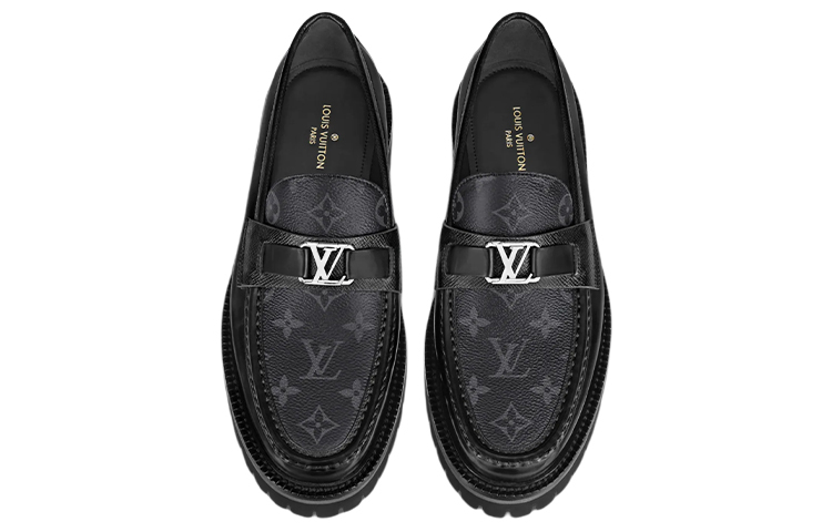 Lookbook ルイ・ヴィトン モノグラム ローファー (黒) 1A8YIO