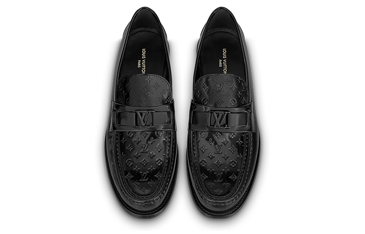 LV Major Loafers 'Black with Top Monogram' 圖 3