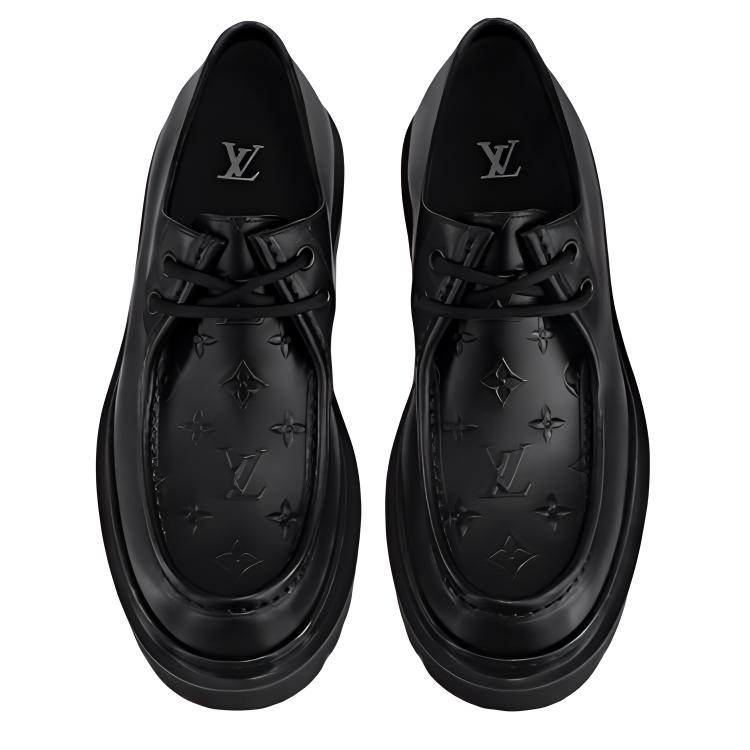 Lookbook ルイ・ヴィトン モノグラム メジャーローファー (黒) 1AANSF