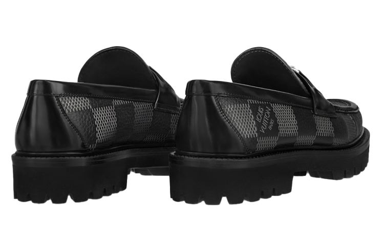 LV Major Loafers 'Grey Black Plaid' 圖 4