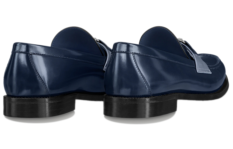 Shop Louis Vuitton Major Loafers 'Biru Navy' 1A8VBC