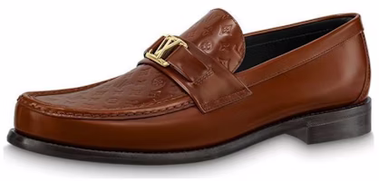 Louis Vuitton Major Loafers 'Patent Brown Monogram' 1AAMZU Louis Vuitton Major Loafers 'Patent Brown Monogram' 1AAMZU